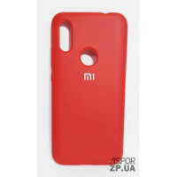 Накладка (з мікрофіброю) Silk Original Full Cover для Xiaomi Redmi 7- №33 кітайскій- червоний