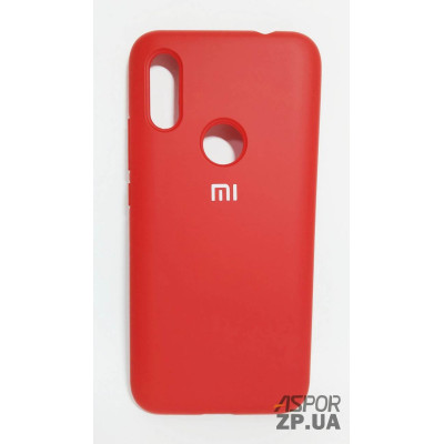 Накладка (з мікрофіброю) Silk Original Full Cover для Xiaomi Redmi 7- №33 кітайскій- червоний