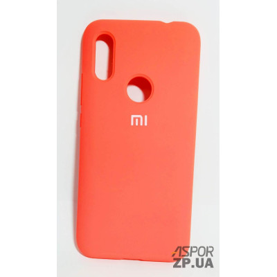 Накладка (з мікрофіброю) Silk Original Full Cover для Xiaomi Redmi 7- №29 кораловий