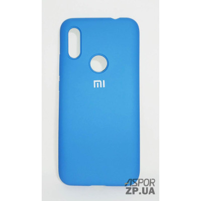 Накладка (з мікрофіброю) Silk Original Full Cover для Xiaomi Redmi 7- №3 королевскій- синій