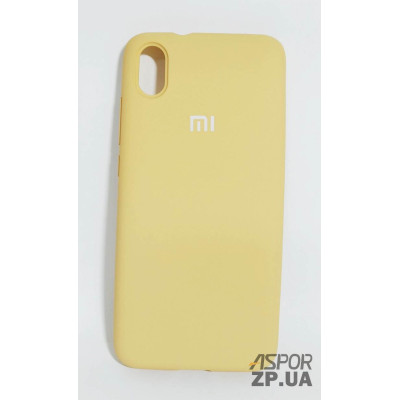Накладка (з мікрофіброю) Silk Original Full Cover для Xiaomi Redmi 7A- №28 золотий