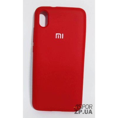 Накладка (з мікрофіброю) Silk Original Full Cover для Xiaomi Redmi 7A- №33 кітайскій- червоний