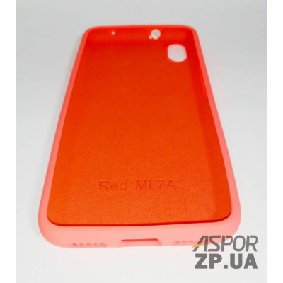 Накладка (з мікрофіброю) Silk Original Full Cover для Xiaomi Redmi 7A- №29 кораловий