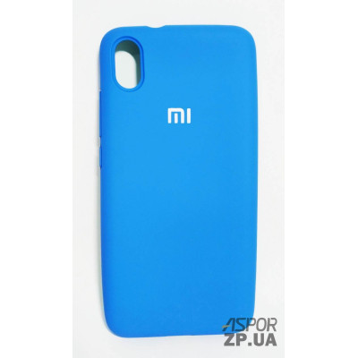 Накладка (з мікрофіброю) Silk Original Full Cover для Xiaomi Redmi 7A- №3 королевскій- синій