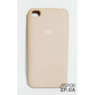 Накладка (з мікрофіброю) Silk Original Full Cover для Xiaomi Redmi Go- №1 пісочно- рожевий