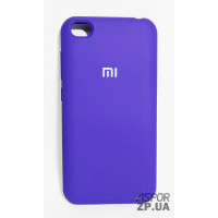 Накладка (з мікрофіброю) Silk Original Full Cover для Xiaomi Redmi Go- №36 фіолетовий