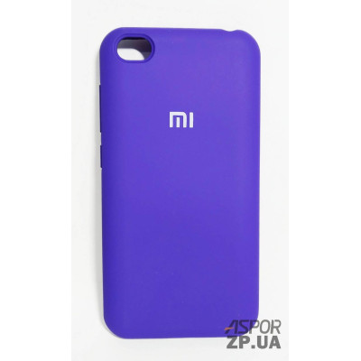 Накладка (з мікрофіброю) Silk Original Full Cover для Xiaomi Redmi Go- №36 фіолетовий