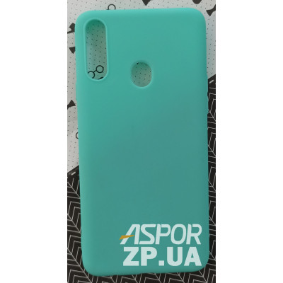 Накладка SMTT Soft Touch для Samsung A20s/A207 в тех. упаковці- бірюзовий Накладка SMTT Soft Touch для Samsung A20s/A207 в тех. упаковці- бірюзовий