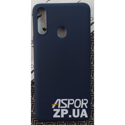 Накладка SMTT Soft Touch для Samsung A20s/A207 в тех. упаковці- синій Накладка SMTT Soft Touch для Samsung A20s/A207 в тех. упаковці- синій