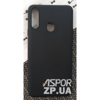 Накладка SMTT Soft Touch для Samsung A20s/A207 в тех. упаковці- чорний