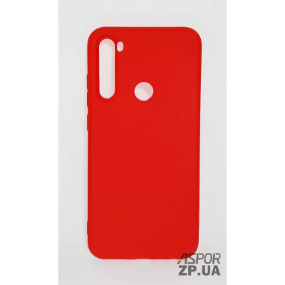 Накладка SMTT Soft Touch для Xiaomi Redmi Note 8 в тех. упаковці- червоний Накладка SMTT Soft Touch для Xiaomi Redmi Note 8 в тех. упаковці- червоний