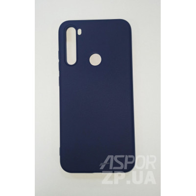 Накладка SMTT Soft Touch для Xiaomi Redmi Note 8 в тех. упаковці- синій Накладка SMTT Soft Touch для Xiaomi Redmi Note 8 в тех. упаковці- синій