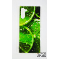 Накладка прозора з малюнком для Samsung Note 10- Лайм Накладка прозора з малюнком для Samsung Note 10- Лайм
