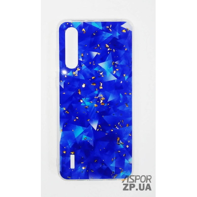 Накладка прозора з малюнком для Xiaomi Mi A3/CC9e- Призма синя