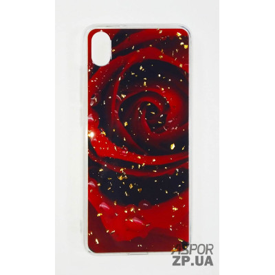 Накладка прозора з малюнком для Xiaomi Redmi 7A- Червона троянда Накладка прозора з малюнком для Xiaomi Redmi 7A- Червона троянда