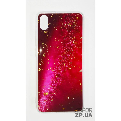 Накладка прозора з малюнком для Xiaomi Redmi 7A- Малинова галактика Накладка прозора з малюнком для Xiaomi Redmi 7A- Малинова галактика