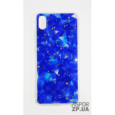 Накладка прозора з малюнком для Xiaomi Redmi 7A- Призма синя Накладка прозора з малюнком для Xiaomi Redmi 7A- Призма синя