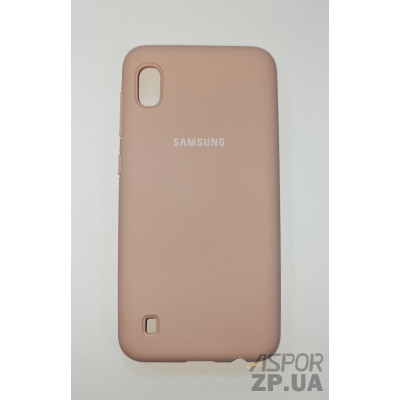 Накладка (з мікрофіброю) Silk Original Full Cover для Samsung A10/A105- рожевий пісок Накладка (з мікрофіброю) Silk Original Full Cover для Samsung A10/A105- рожевий пісок