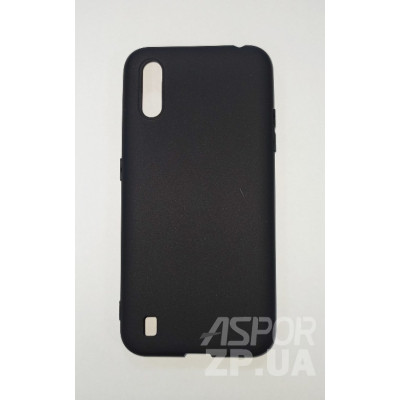 Накладка SMTT Soft Touch для Samsung A01/A015- чорний Накладка SMTT Soft Touch для Samsung A01/A015- чорний
