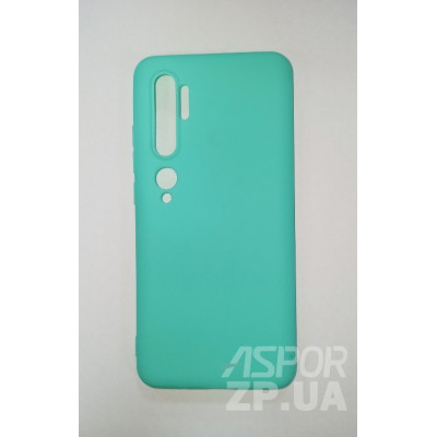Накладка SMTT Soft Touch для Xiaomi Mi Note 10/Mi Note 10 Pro- бірюзовий Накладка SMTT Soft Touch для Xiaomi Mi Note 10/Mi Note 10 Pro- бірюзовий