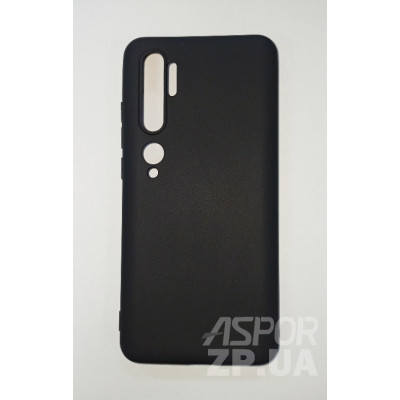 Накладка SMTT Soft Touch для Xiaomi Mi Note 10/Mi Note 10 Pro- чорний Накладка SMTT Soft Touch для Xiaomi Mi Note 10/Mi Note 10 Pro- чорний