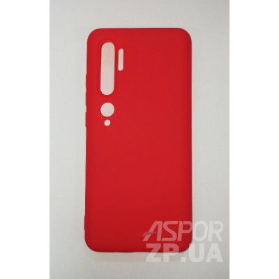 Накладка SMTT Soft Touch для Xiaomi Mi Note 10- червоний Накладка SMTT Soft Touch для Xiaomi Mi Note 10- червоний
