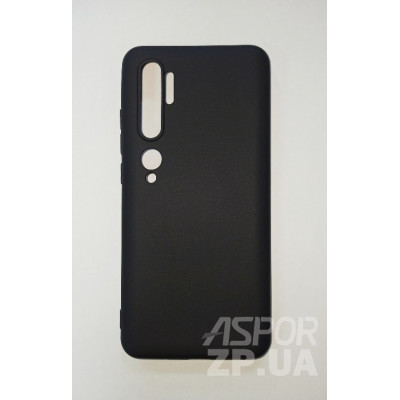 Накладка SMTT Soft Touch для Xiaomi Mi Note 10- чорний Накладка SMTT Soft Touch для Xiaomi Mi Note 10- чорний