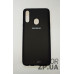 Накладка (з мікрофіброю) Silk Original Full Cover для Samsung A20S/A207- чорний