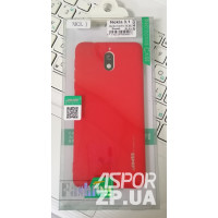 Накладка гумова SMTT для Nokia 3.1- червоний
