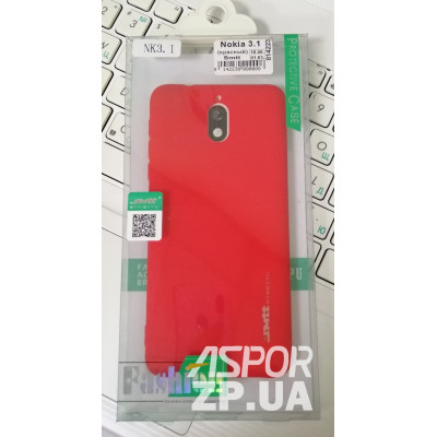Накладка гумова SMTT для Nokia 3.1- червоний Накладка гумова SMTT для Nokia 3.1- червоний