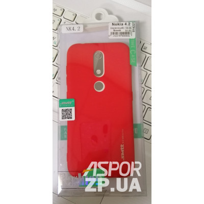 Накладка гумова SMTT для Nokia 4.2- червоний Накладка гумова SMTT для Nokia 4.2- червоний