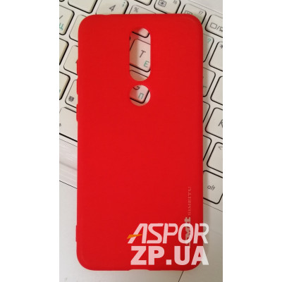 Накладка гумова SMTT для Nokia 5.1 Plus- червоний