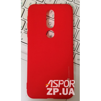 Накладка гумова SMTT для Nokia 7.1- червоний