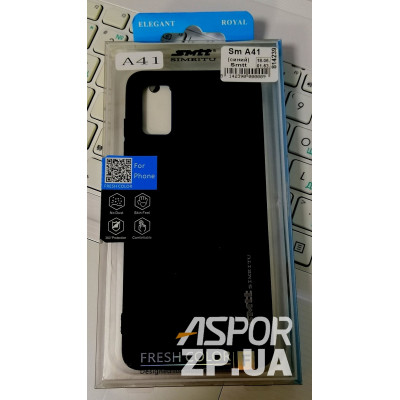 Накладка гумова SMTT для Samsung A41/A415- синій Накладка гумова SMTT для Samsung A41/A415- синій