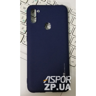 Накладка гумова SMTT для Samsung M11/M115- синій