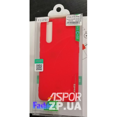 Накладка гумова SMTT для Vivo V15 Pro- червоний Накладка гумова SMTT для Vivo V15 Pro- червоний