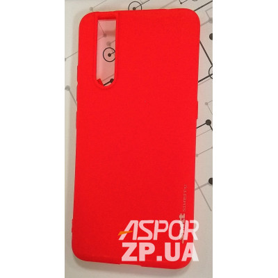 Накладка гумова SMTT для Vivo V15 Pro- червоний