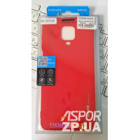 Накладка гумова SMTT для Xiaomi Redmi Note 9s/Note 9 Pro- червоний Накладка гумова SMTT для Xiaomi Redmi Note 9s/Note 9 Pro- червоний