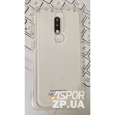 Накладка SMTT для Nokia 5.1 Plus- прозорий