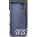 Накладка (з мікрофіброю) Silk SMTT для Samsung A41/A415- сірий- лавандовий