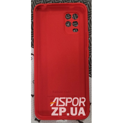 Накладка (з мікрофіброю) Silk SMTT для Xiaomi Mi 10 Lite- червоний