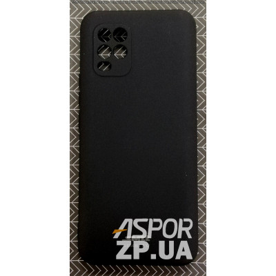 Накладка (з мікрофіброю) Silk SMTT для Xiaomi Mi 10 Lite- чорний