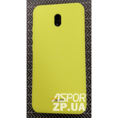 Накладка (з мікрофіброю) Silk SMTT для Xiaomi Redmi 8A- жовтий
