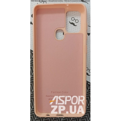 Накладка (з мікрофіброю) Silk SMTT для Samsung A21S/A217- рожевий
