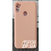 Накладка (з мікрофіброю) Silk SMTT для Samsung M11/M115- рожевий