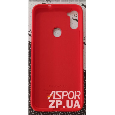 Накладка (з мікрофіброю) Silk SMTT для Samsung M11/M115- червоний
