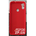 Накладка (з мікрофіброю) Silk SMTT для Samsung M11/M115- червоний