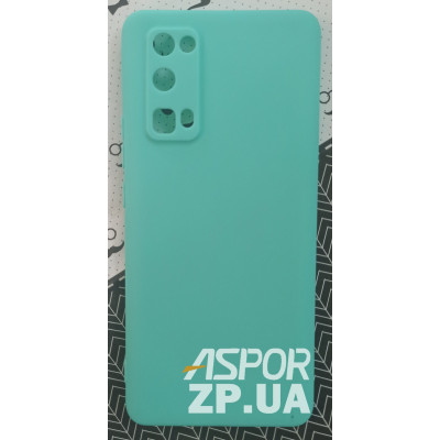 Накладка SMTT Soft Touch для Huawei Honor 30 Pro в тех. упаковці- бірюзовий Накладка SMTT Soft Touch для Huawei Honor 30 Pro в тех. упаковці- бірюзовий