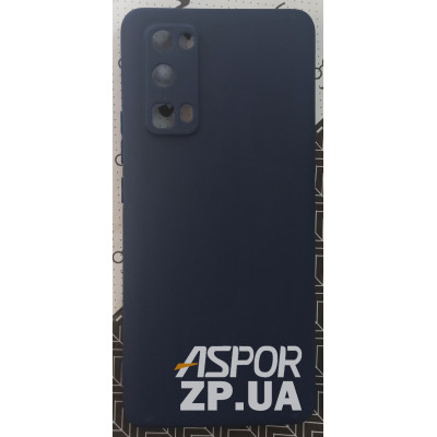 Накладка SMTT Soft Touch для Huawei Honor 30 Pro в тех. упаковці- синій Накладка SMTT Soft Touch для Huawei Honor 30 Pro в тех. упаковці- синій