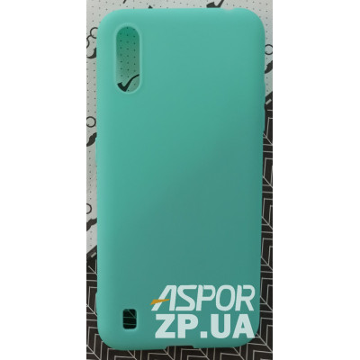 Накладка SMTT Soft Touch для Samsung A01/A015 в тех. упаковці- бірюзовий Накладка SMTT Soft Touch для Samsung A01/A015 в тех. упаковці- бірюзовий